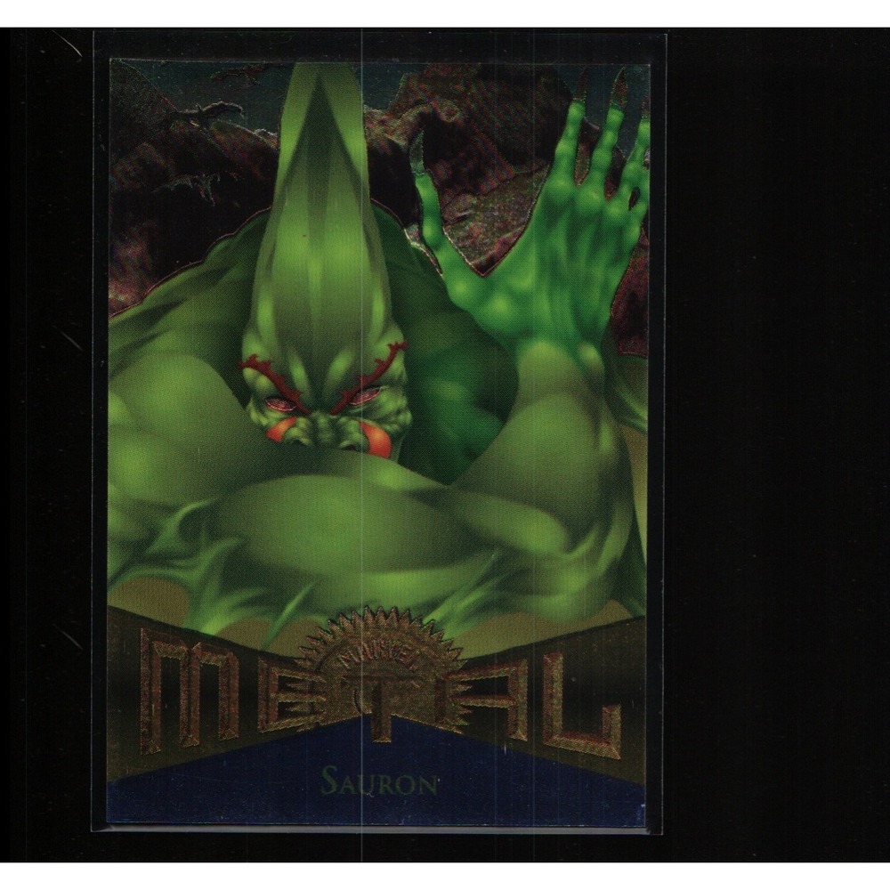 1995 Fleer Marvel Metal Sauron #116 Base Trading Card Savage Land